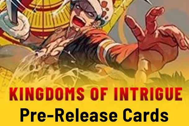 Kingdoms of Intrigue Pre-Release Cards