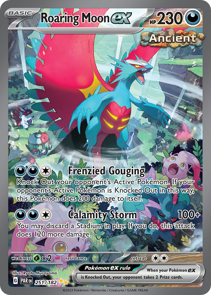 Roaring Moon ex - 251/182 - SV04: Paradox Rift (PAR) — SV04: Paradox Rift