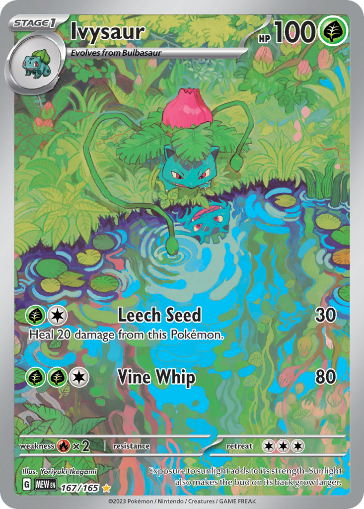 Ivysaur - 167/165 - SV: Scarlet & Violet 151 (MEW) — SV: Scarlet & Violet 151