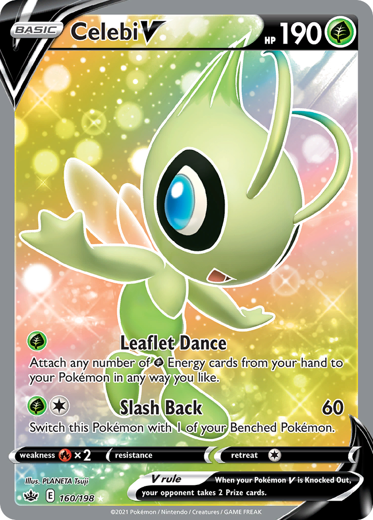 Celebi V - 160/198 - SWSH6: Chilling Reign (Ultra Rare) — SWSH06: Chilling Reign