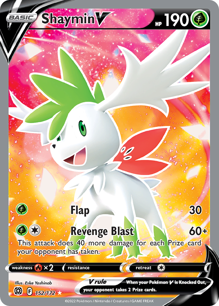 Shaymin V - 152/172 - SWSH9: Brilliant Stars (Ultra Rare) — SWSH09: Brilliant Stars