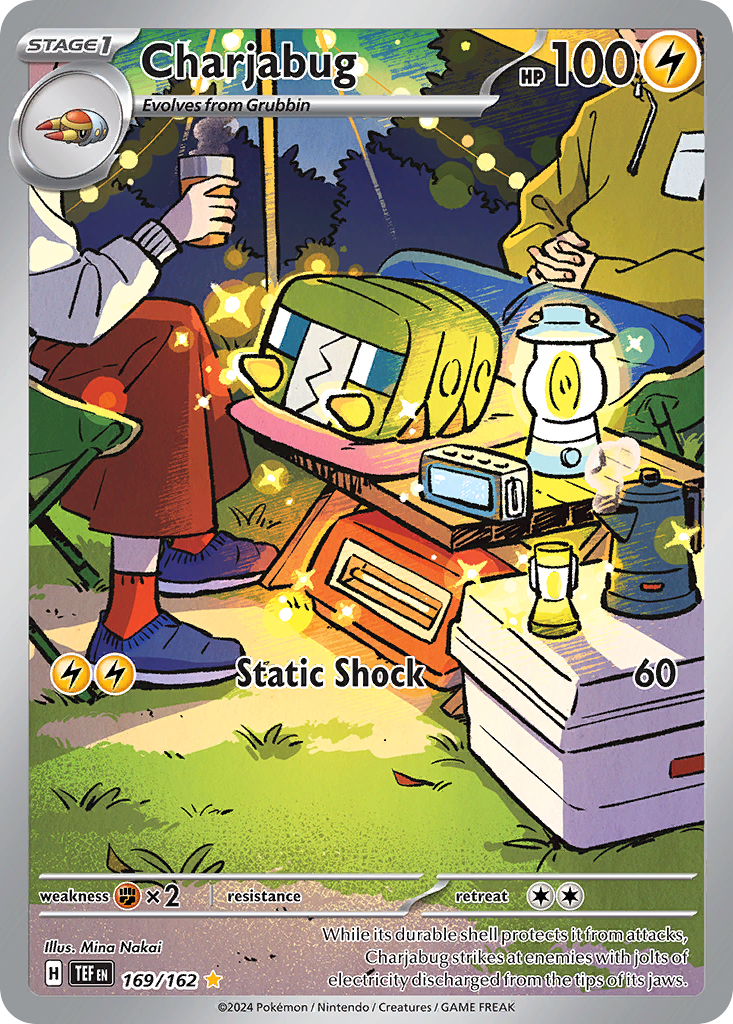 Charjabug - 169/162 - SV05: Temporal Forces (Illustration rare) — SV05: Temporal Forces