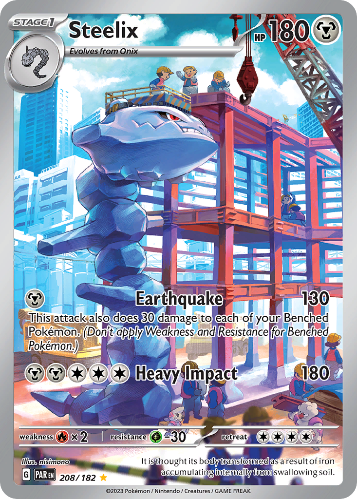 Steelix - 208/182 - SV04: Paradox Rift (PAR) — SV04: Paradox Rift