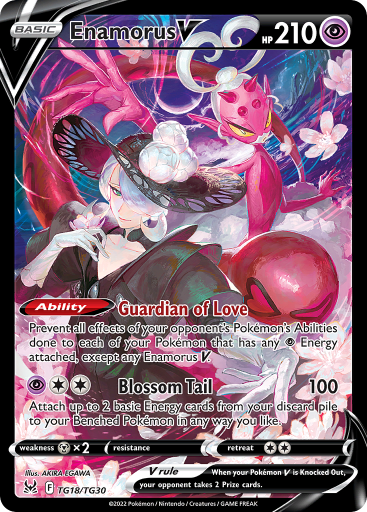 Enamorus V - TG18/196 - SWSH11: Lost Origin (Ultra Rare) — SWSH11: Lost Origin