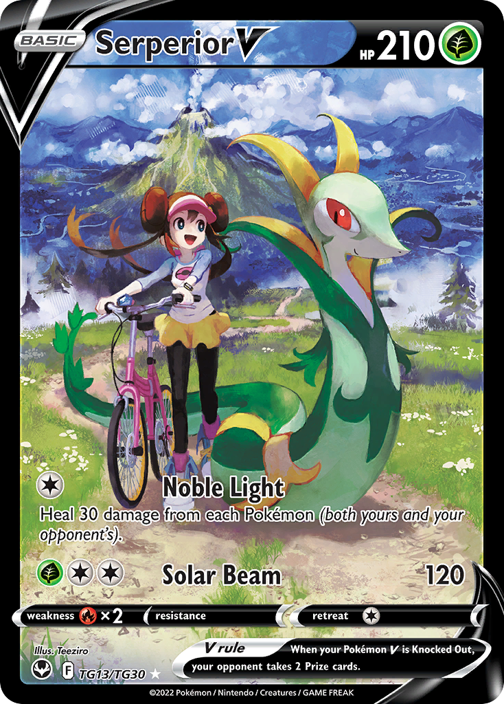 Serperior V - SWSH12: Silver Tempest Trainer Gallery (SWSH12: TG) — SWSH12: Silver Tempest