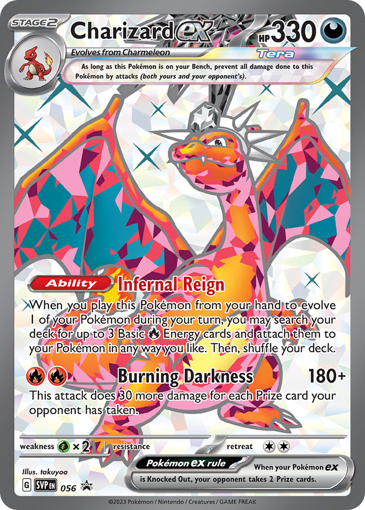 Charizard ex - 056/0 - SVP: SVP Black Star Promos (None) — 
