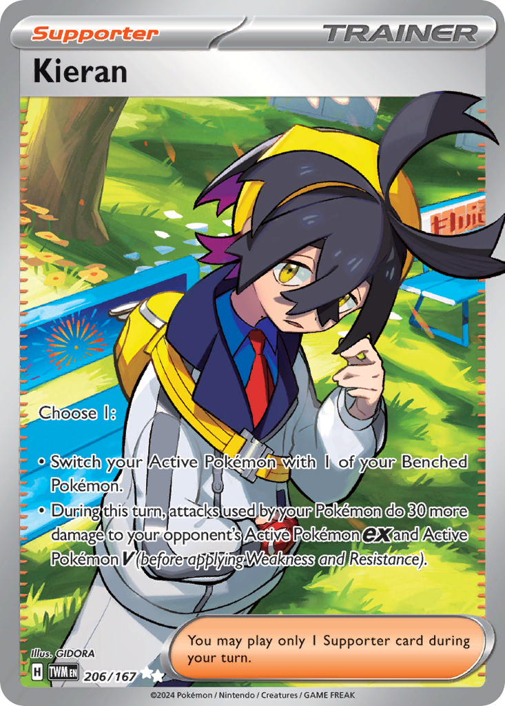 Kieran - 206/167 - SV06: Twilight Masquerade (Ultra Rare) — SV06: Twilight Masquerade
