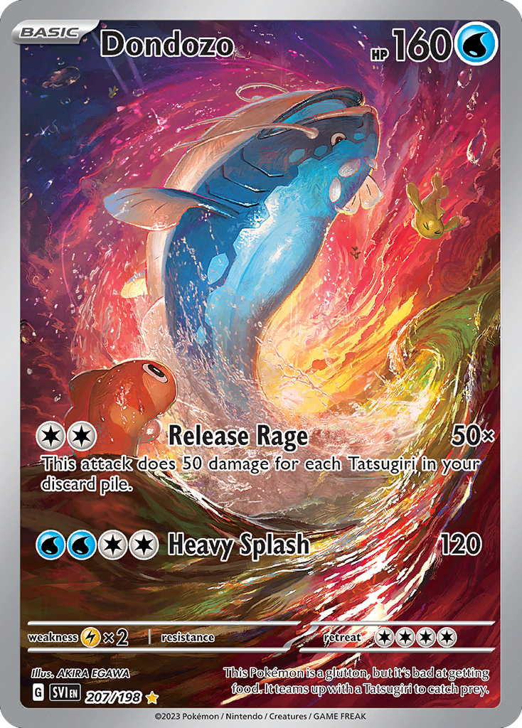 Dondozo - 207/198 - SV01: Scarlet & Violet Base Set (SV1) — SV01: Scarlet & Violet Base Set