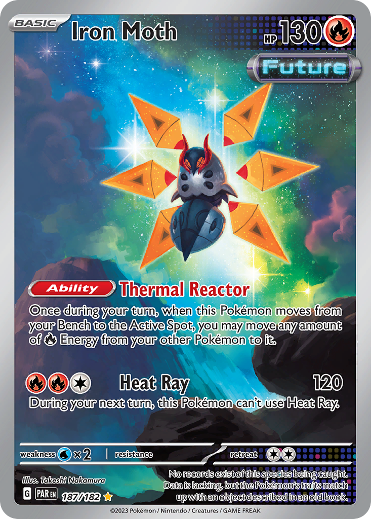 Iron Moth - 187/182 - SV04: Paradox Rift (Illustration rare) — SV04: Paradox Rift