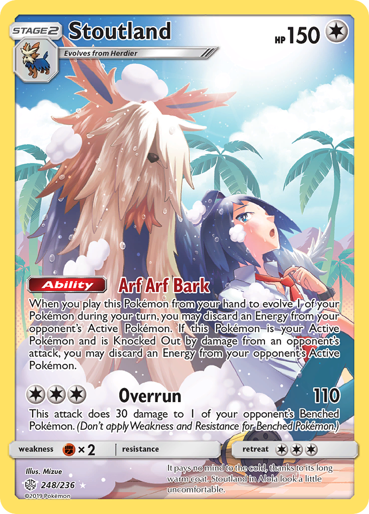 Stoutland (Secret) - SM - Cosmic Eclipse (SM12) — SM - Cosmic Eclipse