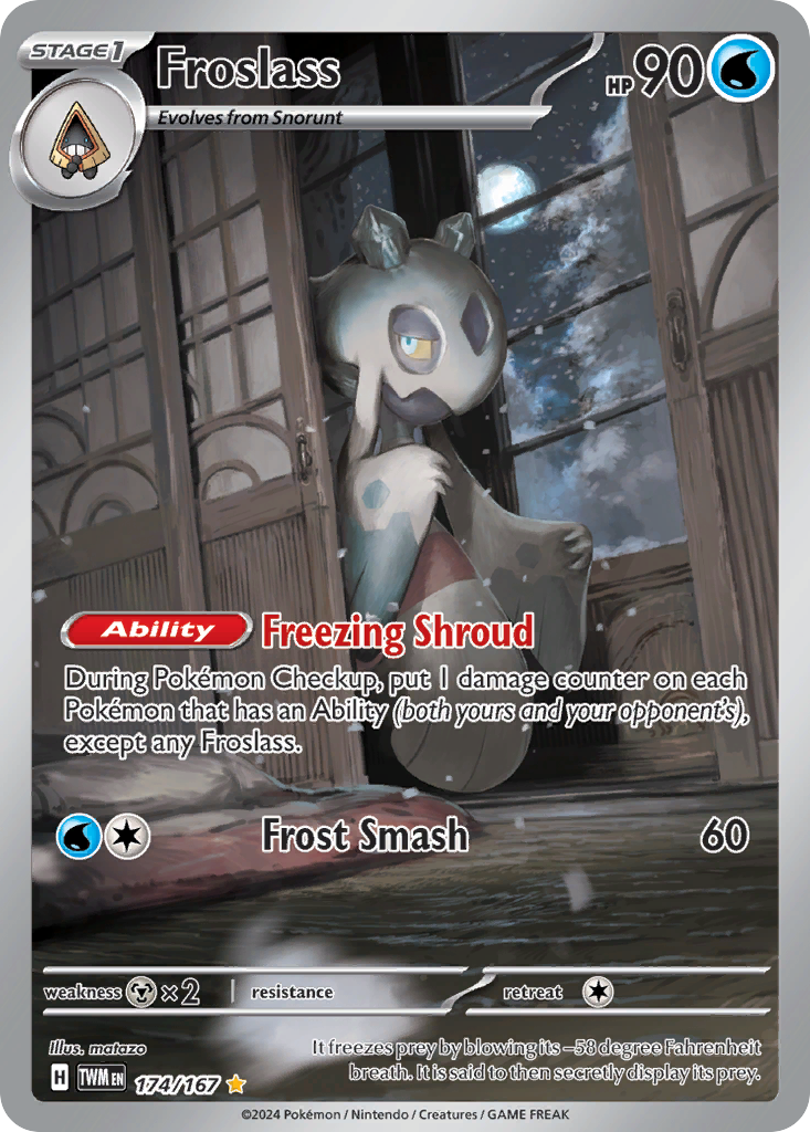 Froslass - 174/167 - SV06: Twilight Masquerade (Illustration rare) — SV06: Twilight Masquerade