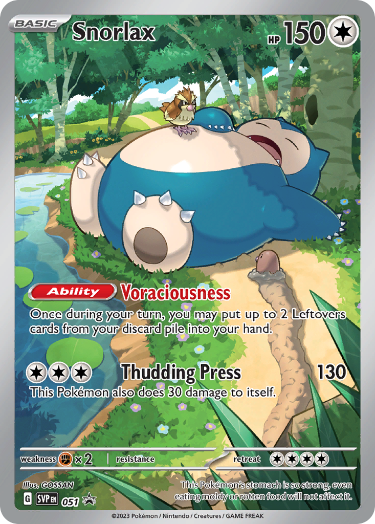 Snorlax - 051 - SV: Scarlet & Violet Promo Cards (SVP) — SV: Scarlet & Violet Promo Cards