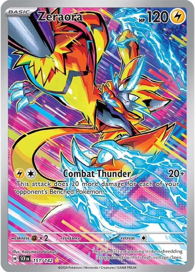 Zeraora - 151/142 - SV07: Stellar Crown (Illustration rare) — SV07: Stellar Crown
