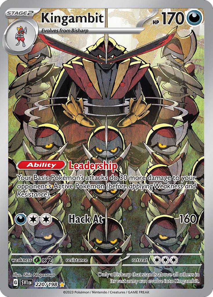 Kingambit - 220/198 - SV01: Scarlet & Violet (Illustration rare) — SV01: Scarlet & Violet Base Set