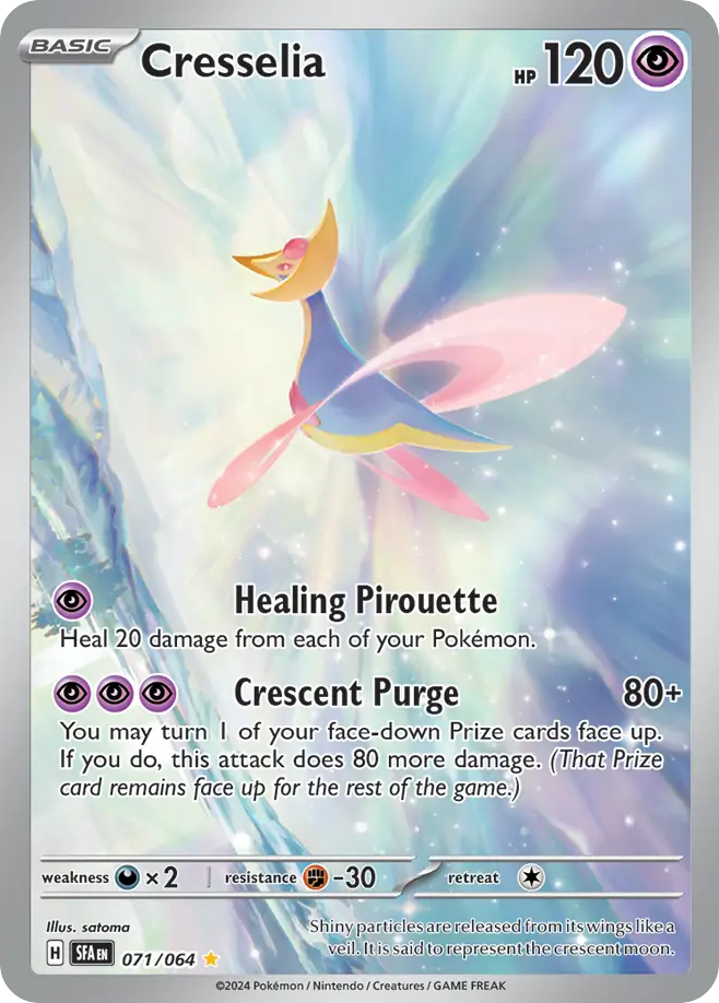 Cresselia - 071/64 - SV06.5: Shrouded Fable (Illustration rare) — SV: Shrouded Fable