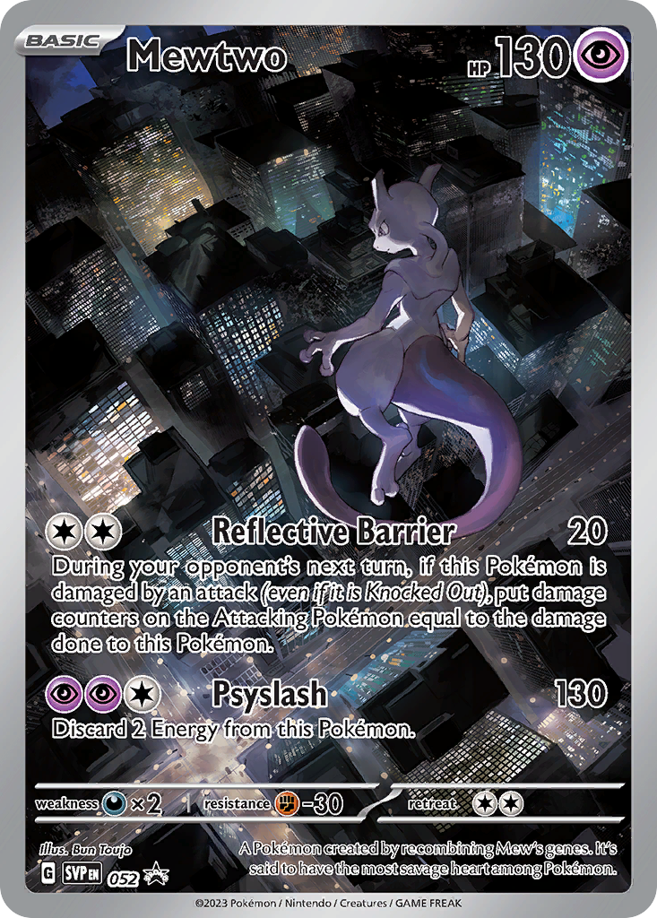 Mewtwo - 052/0 - SVP: SVP Black Star Promos (None) — SV: Scarlet & Violet Promo Cards