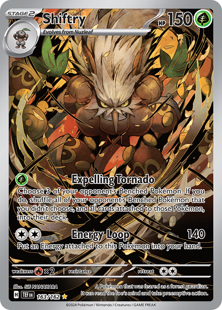 Shiftry - 163/162 - SV05: Temporal Forces (Illustration rare) — SV05: Temporal Forces