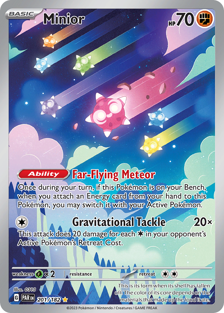 Minior - 201/182 - SV04: Paradox Rift (Illustration rare) — SV04: Paradox Rift