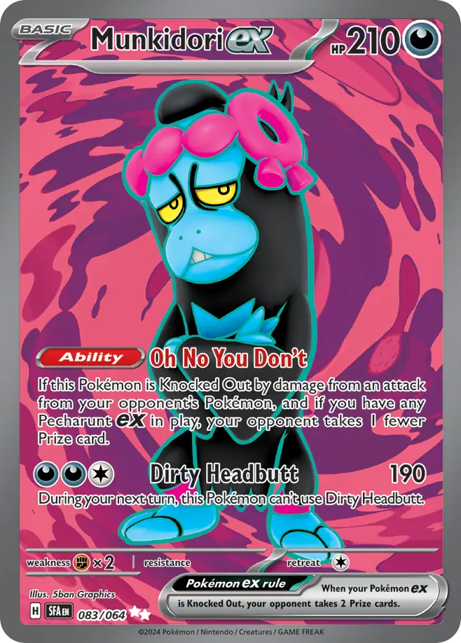 Munkidori ex - 083/64 - SV06.5: Shrouded Fable (Ultra Rare) — SV: Shrouded Fable