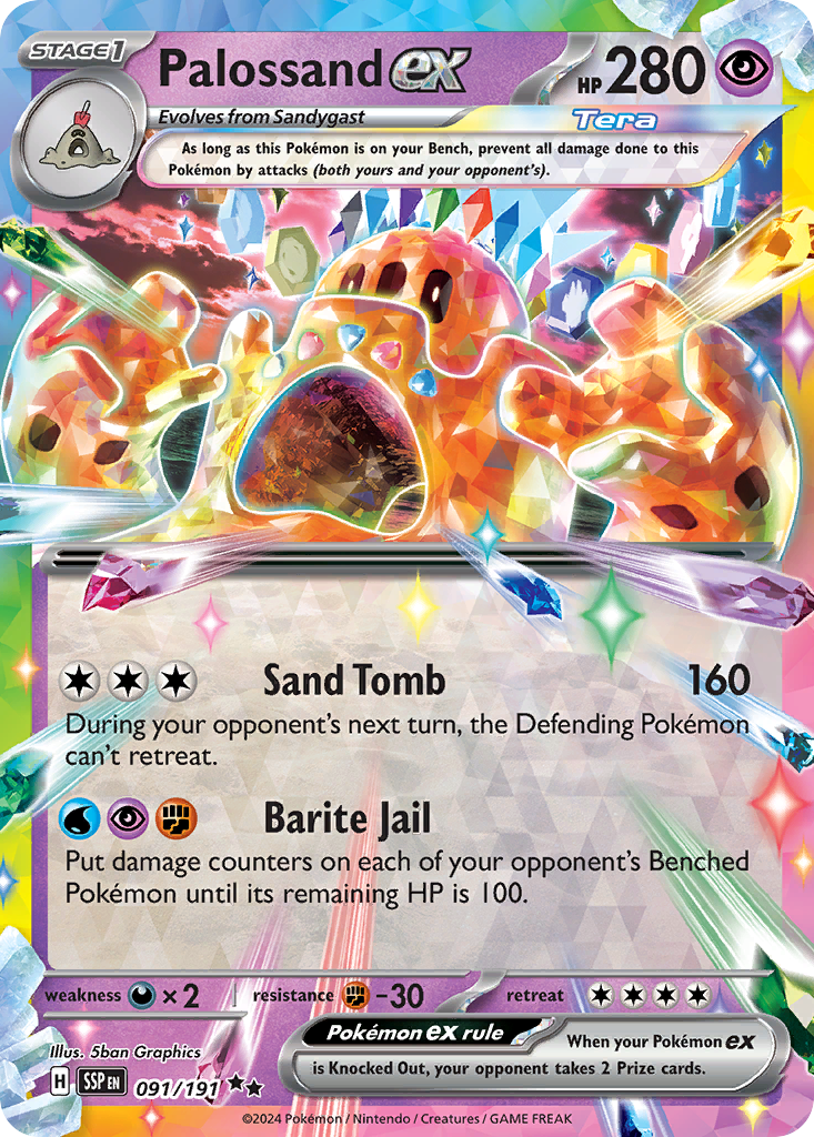 Palossand ex - 091/191 - SV08: Surging Sparks (SV08) — SV08: Surging Sparks