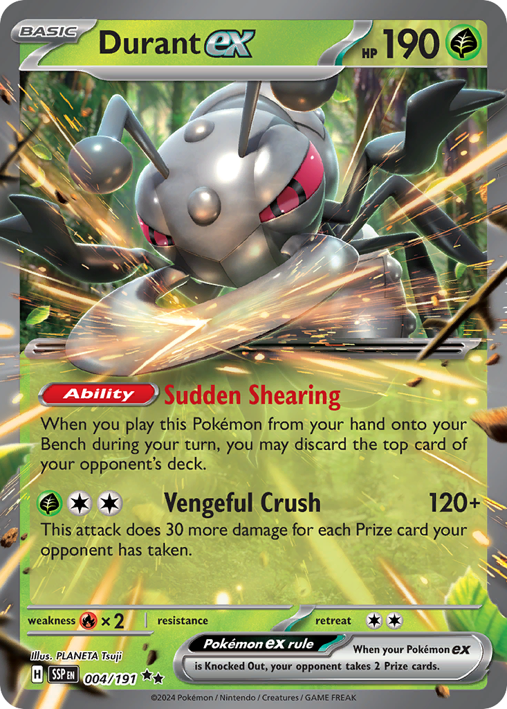 Durant ex - 004/191 - SV08: Surging Sparks (SV08) — SV08: Surging Sparks