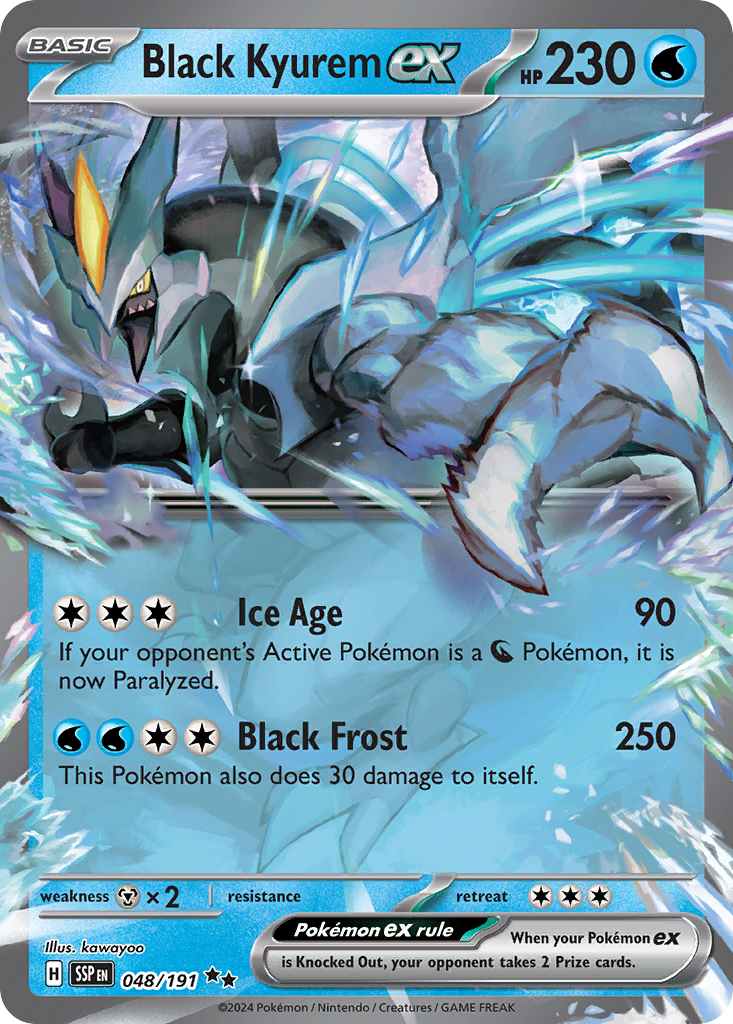 Black Kyurem ex - 048/191 - SV08: Surging Sparks (SV08) — SV08: Surging Sparks