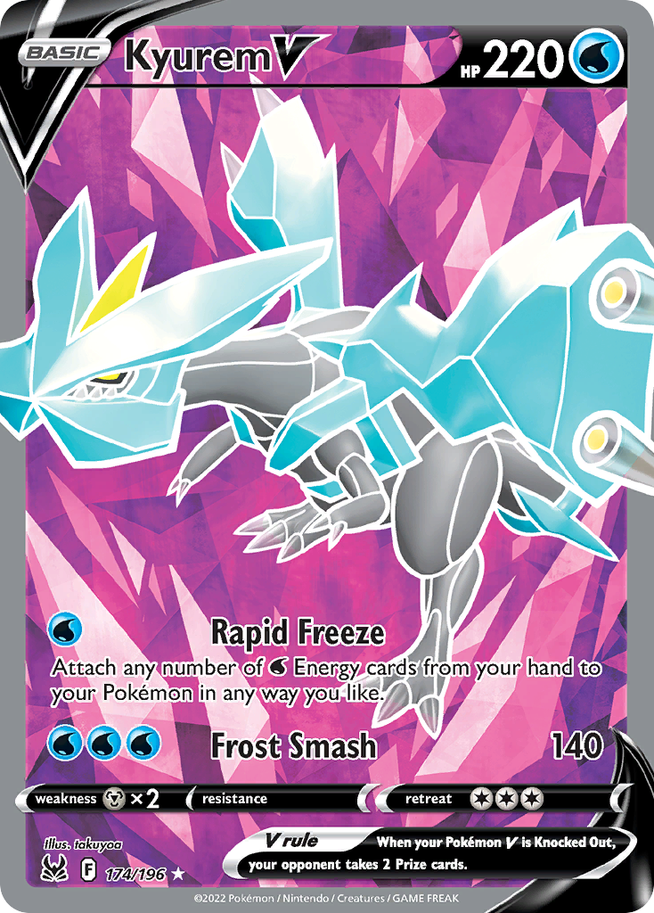 Kyurem V - 174/196 - SWSH11: Lost Origin (Ultra Rare) — SWSH11: Lost Origin