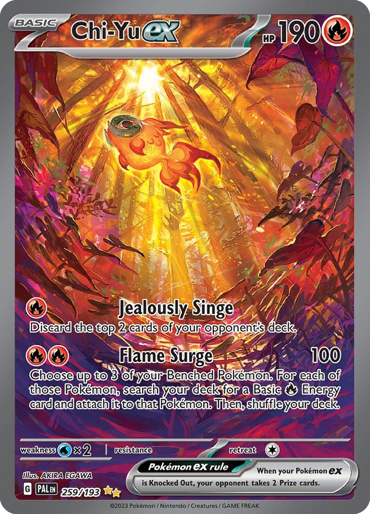 Chi-Yu ex - 259/193 - SV02: Paldea Evolved (Special illustration rare) — SV02: Paldea Evolved