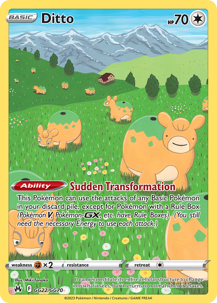 Ditto - GG22/159 - SWSH12.5: Crown Zenith (Rare) — Crown Zenith
