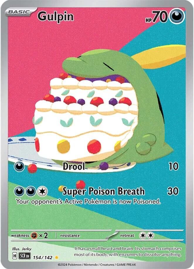 Gulpin - 154/142 - SV07: Stellar Crown (Illustration rare) — SV07: Stellar Crown