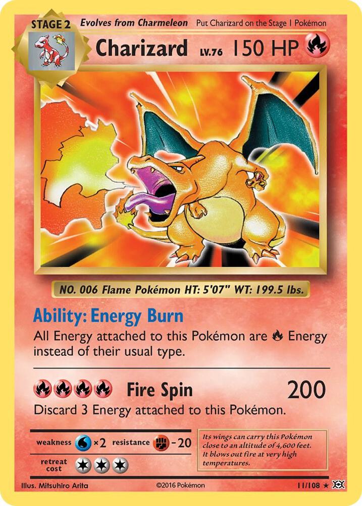 Charizard - XY - Evolutions (EVO)/ REVERSE HOLOFOIL — XY - Evolutions