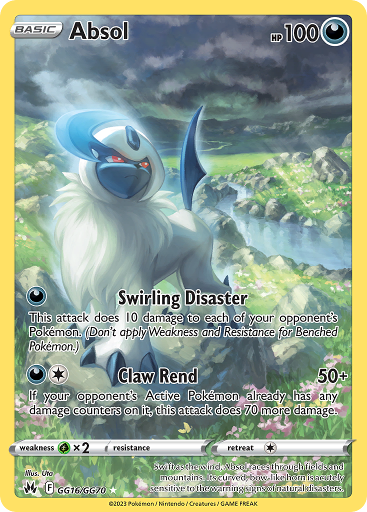 Absol - GG16/70 - SWSH12.5GG: Crown Zenith Galarian Gallery (Rare) — Crown Zenith