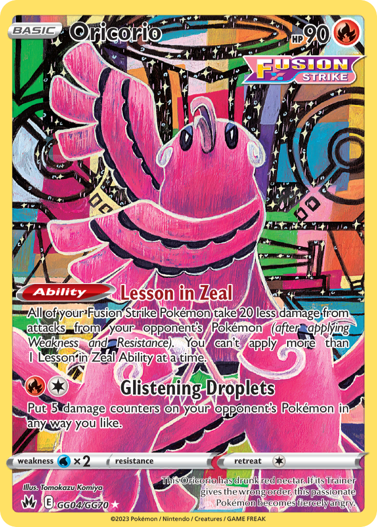Oricorio - Crown Zenith: Galarian Gallery (CRZ:GG) — Crown Zenith