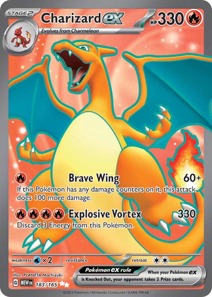 Charizard ex - 183/165 - SV03.5: 151 (Ultra Rare) — SV: Scarlet & Violet 151