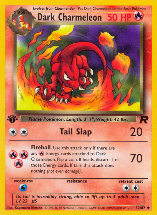 Dark Charmeleon - Team Rocket (TR)/UNLIMITED — Team Rocket