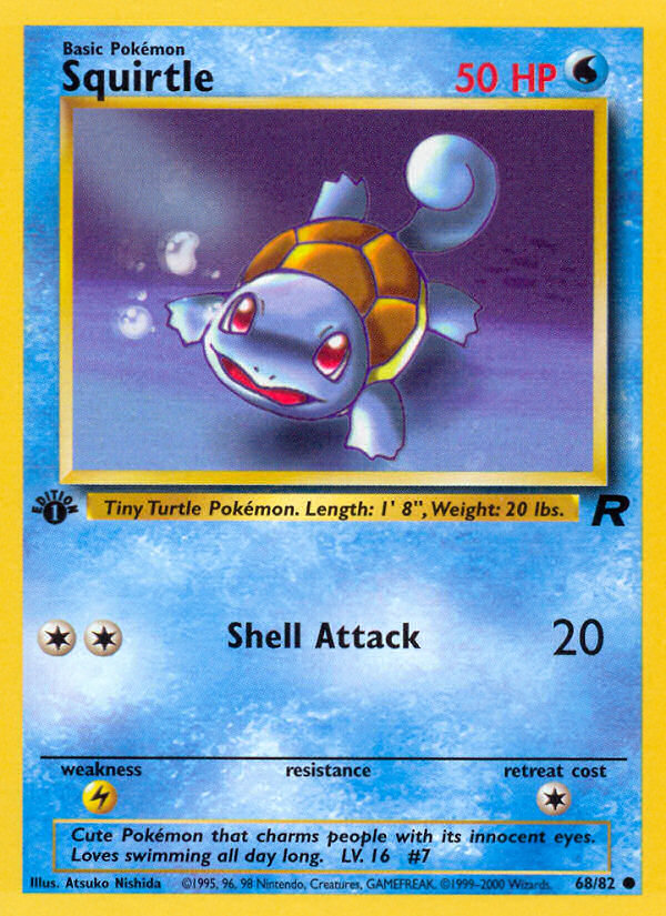 Squirtle - Team Rocket (TR)/UNLIMITED — Team Rocket