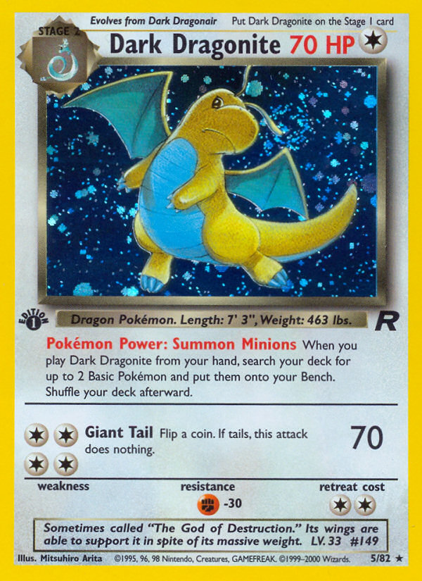 Dark Dragonite (5) - Team Rocket (TR) — Team Rocket