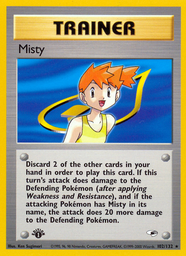 Misty (102) - Gym Heroes (G1)/UNLIMITED — Gym Heroes