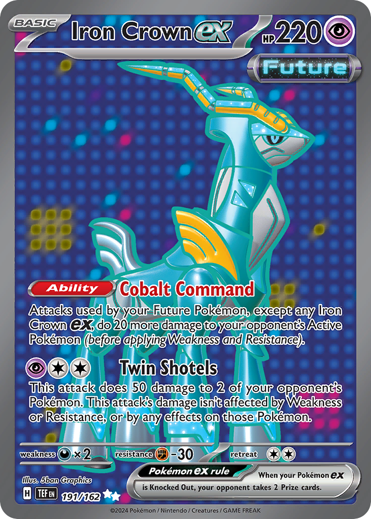 Iron Crown ex - 191/162 - SV05: Temporal Forces (Ultra Rare) — SV05: Temporal Forces