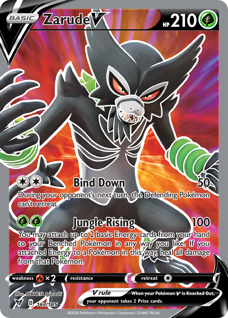 Zarude V (Full Art) - SWSH04: Vivid Voltage (SWSH04) — SWSH04: Vivid Voltage