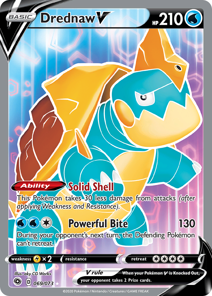 Drednaw V - 69/73 - SWSH3.5: Champion's Path (Ultra Rare) — Champion's Path