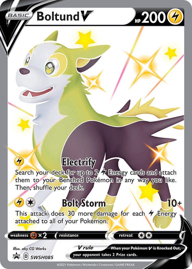 Boltund V - SWSH085/307 - SWSHP: SWSH Black Star Promos (None) — SWSH: Sword & Shield Promo Cards