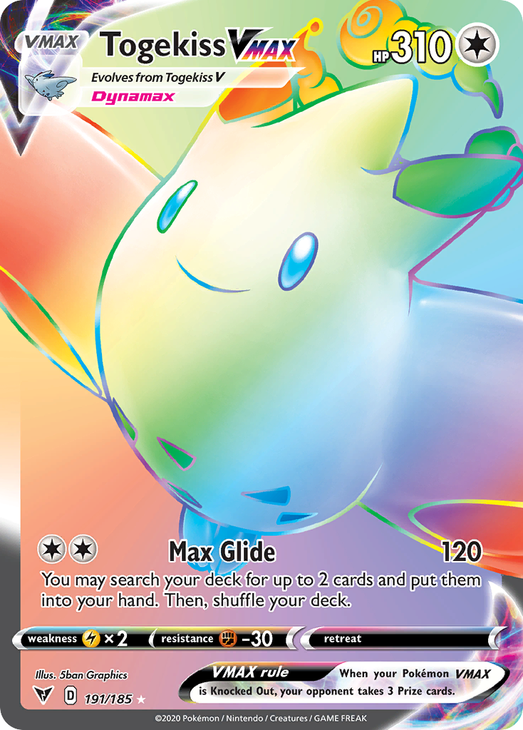 Togekiss VMAX (Secret) - SWSH04: Vivid Voltage (SWSH04) — SWSH04: Vivid Voltage