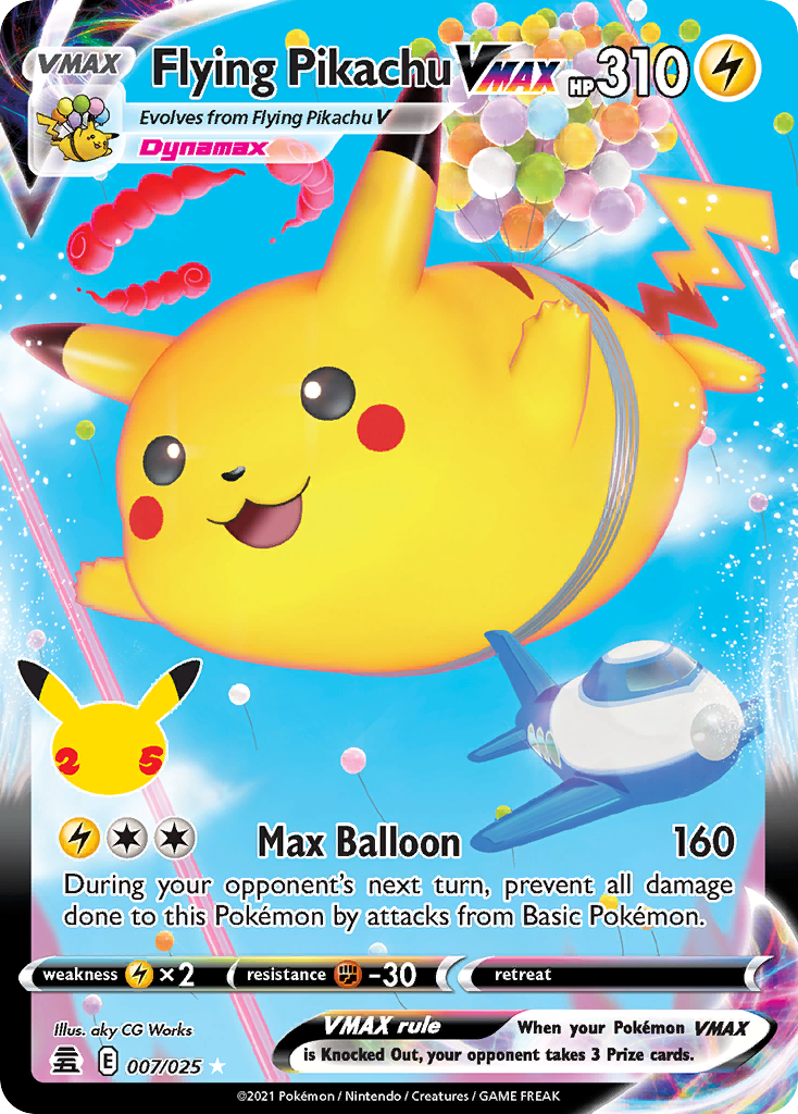Flying Pikachu VMAX - Celebrations (CLB) — Celebrations