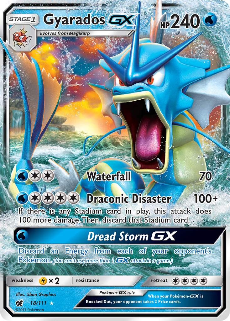 Gyarados GX - SM - Crimson Invasion (SM04) — SM - Crimson Invasion