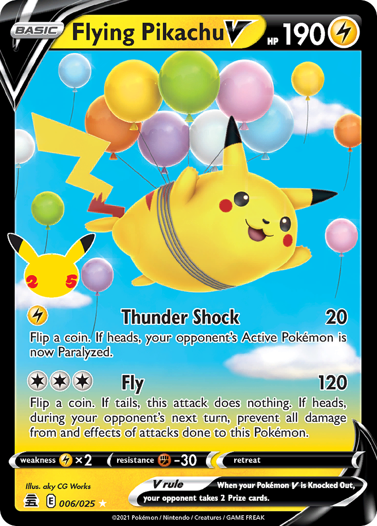 Flying Pikachu V - Celebrations (CLB) — Celebrations