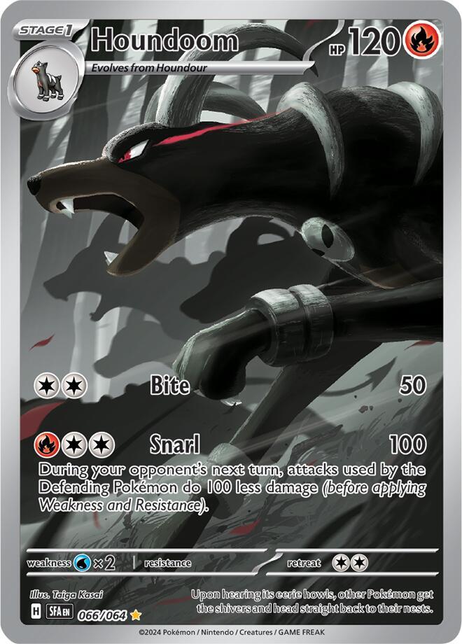 Houndoom - 066/64 - SV06.5: Shrouded Fable (Illustration rare) — SV: Shrouded Fable