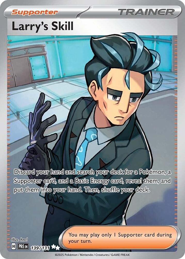 Larry's Skill - 139/131 - SV08.5: Prismatic Evolutions (Ultra Rare) — SV: Prismatic Evolutions