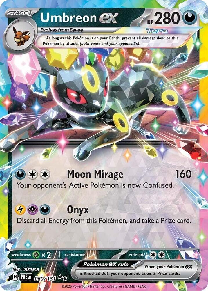 Umbreon ex - 060/131 - SV08.5: Prismatic Evolutions (Double rare) — SV: Prismatic Evolutions