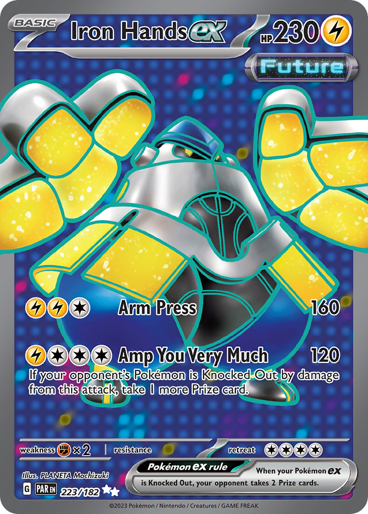 Iron Hands ex - 223/182 - SV04: Paradox Rift (Ultra Rare) — SV04: Paradox Rift